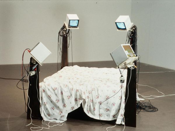 Фото: Julia Scher Surveillance Bed III