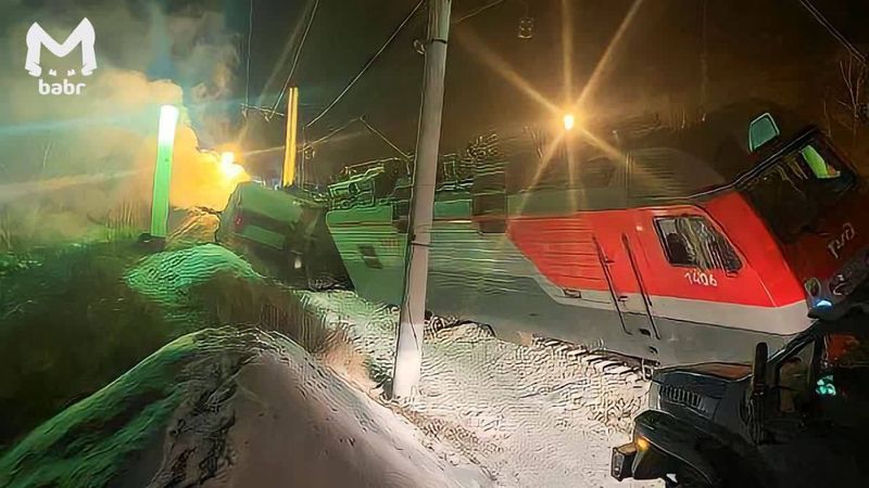 Стоянка грузовых поездов