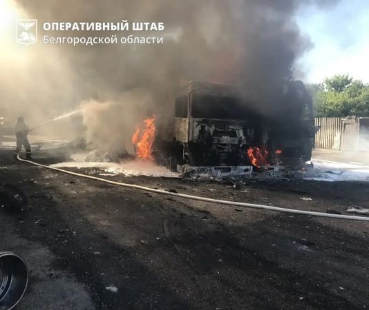 Дрон атаковал автобус Белгород — Шебекино, погибли пять человек