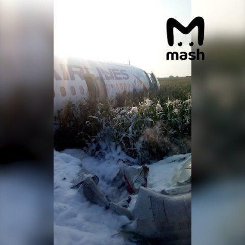 На борту севшего самолёта пострадали 15 человек — это в основном средние и легкие травмы конечностей, которые были получены во время эвакуации.