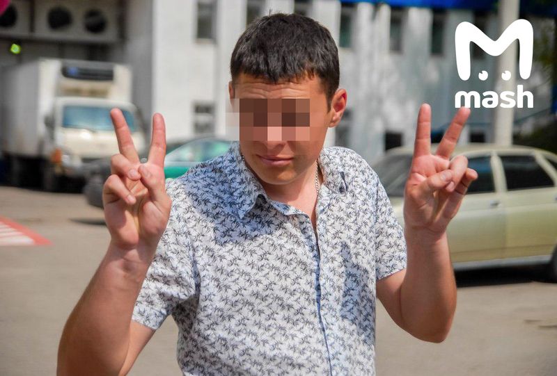 Один из задержанных преступников