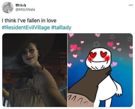 В интернете влюбились в монстра из новой части Resident Evil: Village — вампиршу Леди Димитреску.