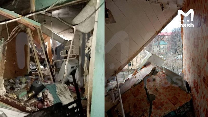 Взрыв газа в подмосковном Ступине