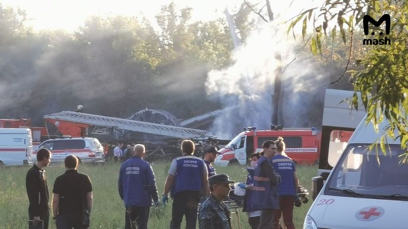 Крушение Ил-76 под Рязанью: что известно к этой минуте