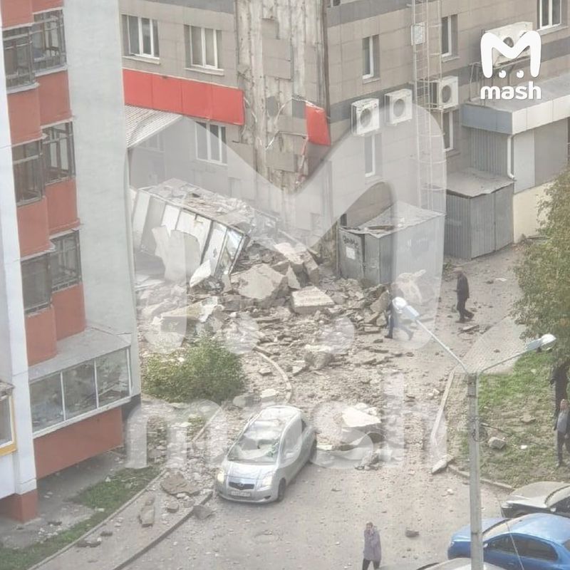 В Белгороде часть дома разрушилась после падения ракеты: что известно