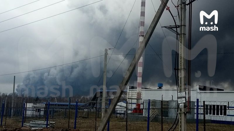 Под Брянском загорелся корпус птицефабрики "Мираторг"