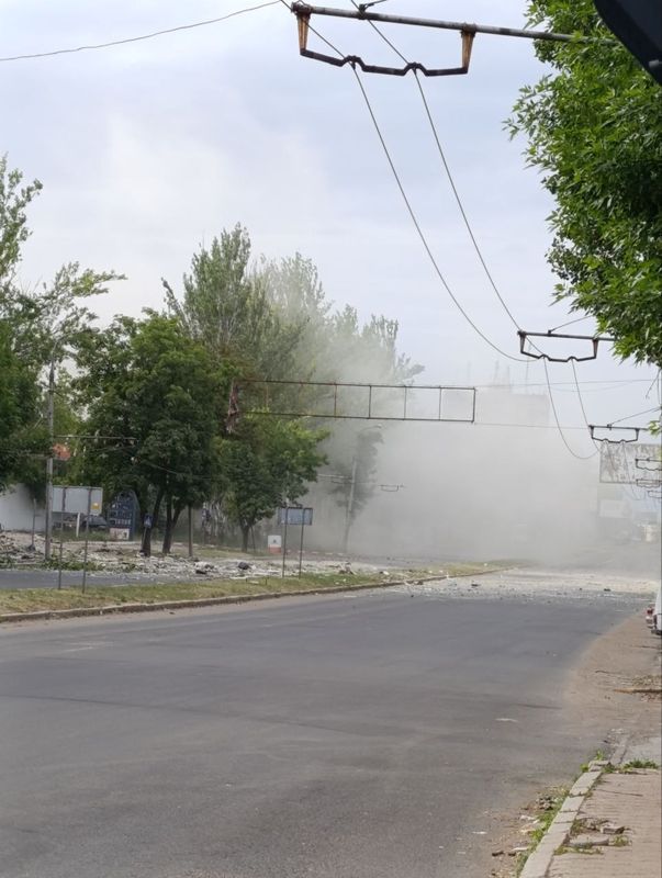 ВСУ бьют по Киевскому району Донецка