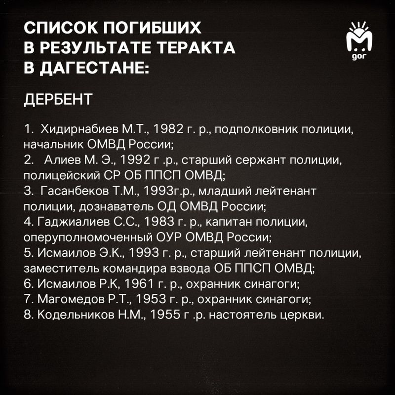 Теракт в Дербенте: видео и последние данные