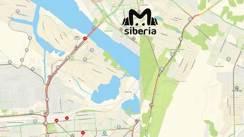 Новосибирск встал в огромных пробках
