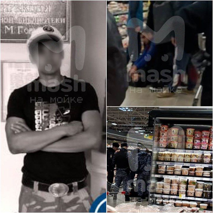 Мужчина с ножом ворвался в гипермаркет "Окей" в Петербурге: подробности