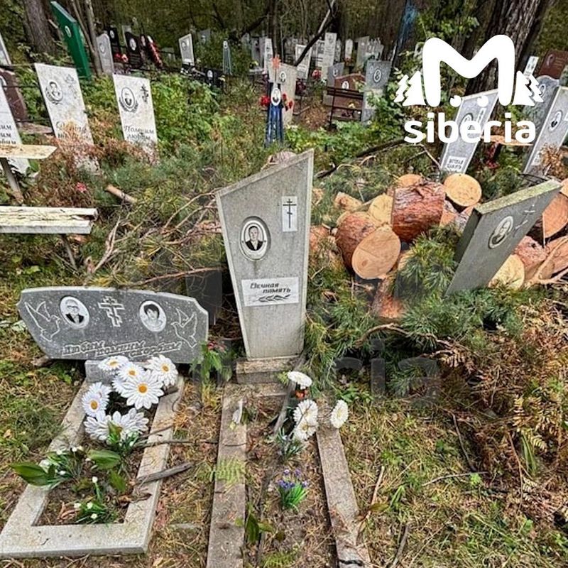 Женщина обвинила сотрудников инского кладбища в Новосибирске в осквернении могилы её дяди