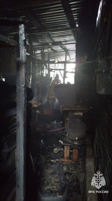 В Волгодонске загорелся дом из-за обрыва проводов