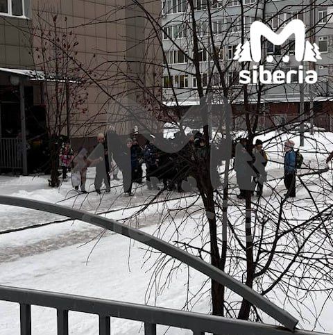 Росгвардия приехала в Новосибирскую школу