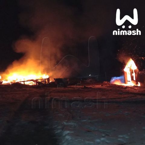 Два частных дома и баня сгорели в Дальноконстантиновском районе