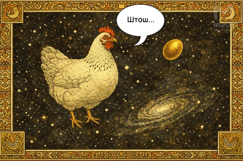 "Курочка Ряба " — древний космический мем