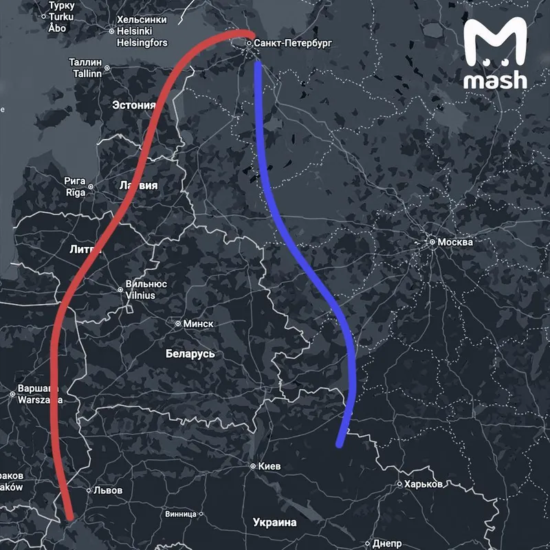 Mash: власти трёх стран официально открыли воздушное пространство украинским БПЛА для атак по Петербургу