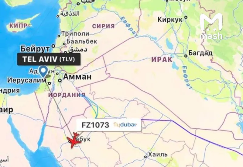 ЧП с самолётом FlyDubai, летевшем из Дубая в Тель-Авив: последние новости